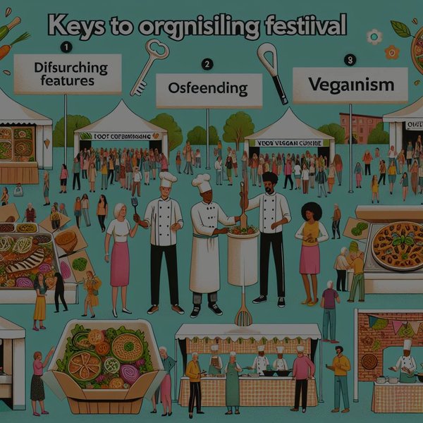 Quelles sont les clés pour réussir l'organisation d'un festival culinaire centré sur la cuisine végétalienne ?